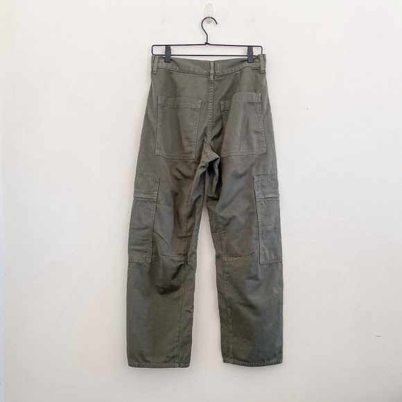 Citizens of Humanity Marcelle Low Slung Easy Cargo in Green 25 NWOT - Picture 10 of 12